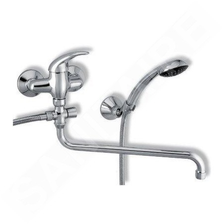 Novaservis Metalia 55 - Robinetterie de baignoire murale complète, chrome 55075,0