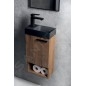 Sapho Latus - Meuble pour lave-mains 30x53x17 mm, 1 porte D/G, chêne alabama LT711-2222 Sapho Latus - Meuble pour lave-mains 30x53x17 mm, 1 porte D/G, chêne alabama LT711-2222