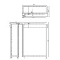 Aqualine Accessoires - Armoire de toilette avec éclairage LED, 50x70x22 cm, blanc WGL50S Aqualine Accessoires - Armoire de toilette avec éclairage LED, 50x70x22 cm, blanc WGL50S