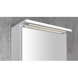 Aqualine Accessoires - Armoire de toilette avec éclairage LED, 50x70x22 cm, blanc WGL50S