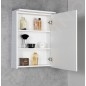 Aqualine Accessoires - Armoire de toilette avec éclairage LED, 50x70x22 cm, blanc WGL50S Aqualine Accessoires - Armoire de toilette avec éclairage LED, 50x70x22 cm, blanc WGL50S