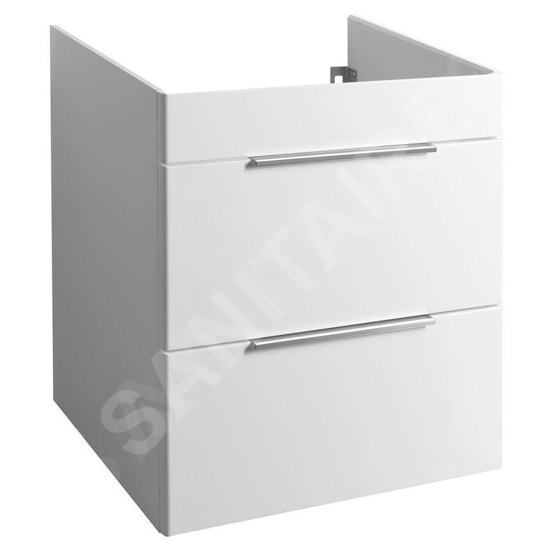 Bruckner Neron - Meuble lavabo 576x64x45 cm, 2 tiroirs, blanc 500.117.0 Bruckner Neron - Meuble lavabo 576x64x45 cm, 2 tiroirs, blanc 500.117.0