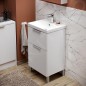 Cersanit City - Meuble-lavabo, 72x49x40 cm, 2 tiroirs, blanc S584-016-DSM Cersanit City - Meuble-lavabo, 72x49x40 cm, 2 tiroirs, blanc S584-016-DSM