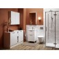 Cersanit City - Meuble-lavabo, 72x49x40 cm, 2 tiroirs, blanc S584-016-DSM Cersanit City - Meuble-lavabo, 72x49x40 cm, 2 tiroirs, blanc S584-016-DSM
