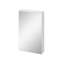 Cersanit City - Armoire à miroir, 80x49x14 cm, 1 porte, charnières G/D, blanc S584-023-DSM