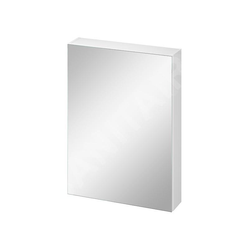 Cersanit City - Armoire à miroir, 80x59x14 cm, 1 porte, charnières G/D, blanc S584-024-DSM Cersanit City - Armoire à miroir, 80x59x14 cm, 1 porte, charnières G/D, blanc S584-024-DSM