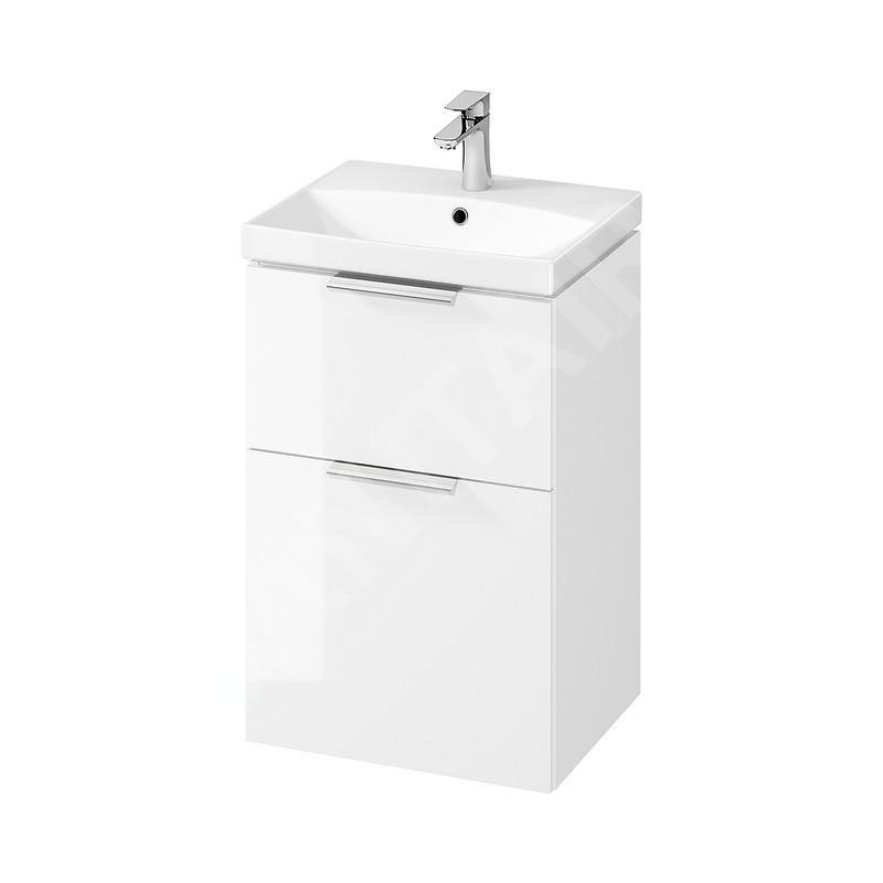 Cersanit City - Meuble avec lavabo, 74x49x40 cm, 2 tiroirs, blanc S801-421 Cersanit City - Meuble avec lavabo, 74x49x40 cm, 2 tiroirs, blanc S801-421