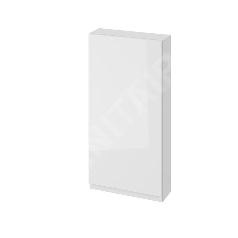 Cersanit Moduo - Armoire 80x40x14 cm, 1 porte, charnières G/D, blanc K116-018