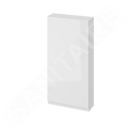 Cersanit Moduo - Armoire 80x40x14 cm, 1 porte, charnières G/D, blanc K116-018