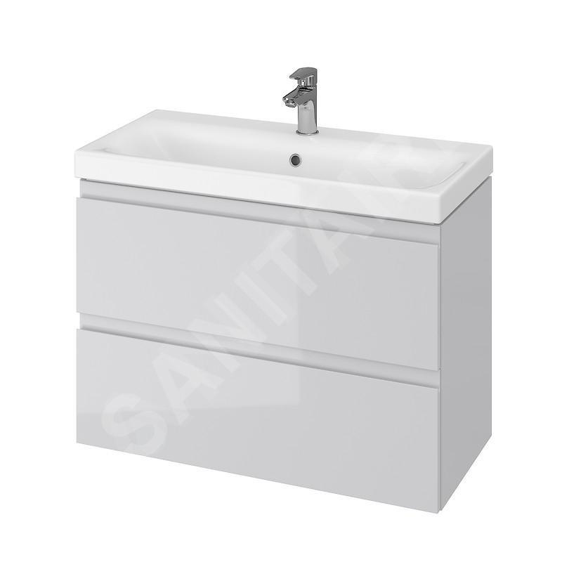 Cersanit Moduo - Meuble-lavabo, 57x80x38cm, 2 tiroirs, gris S590-001-DSM Cersanit Moduo - Meuble-lavabo, 57x80x38cm, 2 tiroirs, gris S590-001-DSM