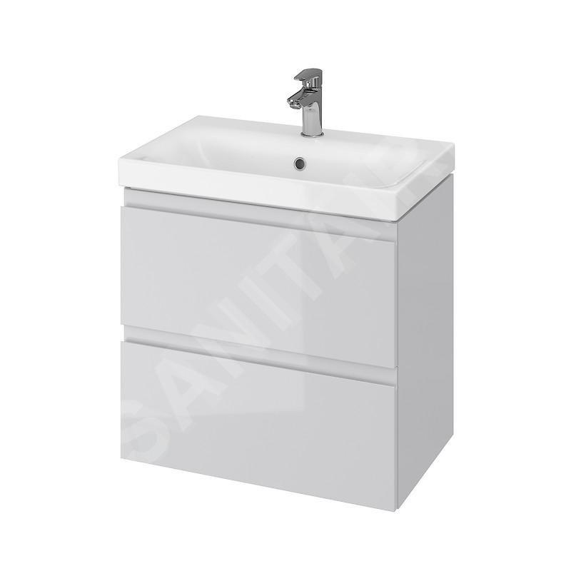 Cersanit Moduo - Meuble-lavabo, 57x60x38cm, 2 tiroirs, gris S590-003-DSM Cersanit Moduo - Meuble-lavabo, 57x60x38cm, 2 tiroirs, gris S590-003-DSM