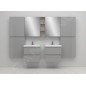 Cersanit Moduo - Meuble-lavabo, 57x60x38cm, 2 tiroirs, gris S590-003-DSM Cersanit Moduo - Meuble-lavabo, 57x60x38cm, 2 tiroirs, gris S590-003-DSM
