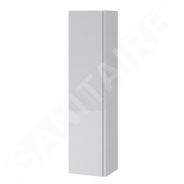 Cersanit Moduo - Armoire haute, 160x40x34 cm, 1 porte, charnières G/D, miroir intérieur, gris S590-019-DSM