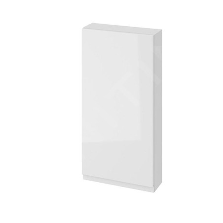 Cersanit Moduo - Armoire 80x40x14 cm, 1 porte, charnières G/D, blanc S590-028-DSM