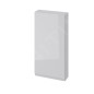 Cersanit Moduo - Armoire 80x40x14 cm, 1 porte, charnières G/D, gris S590-029-DSM