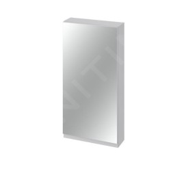 Cersanit Moduo - Armoire à miroir, 80x40x14 cm, 1 porte, charnières G/D, gris S590-033-DSM