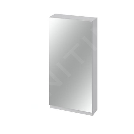 Cersanit Moduo - Armoire à miroir, 80x40x14 cm, 1 porte, charnières G/D, gris S590-033-DSM