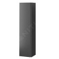 Cersanit Moduo - Armoire haute, 160x40x34 cm, 1 porte, charnières G/D, miroir intérieur, anthracite S590-086