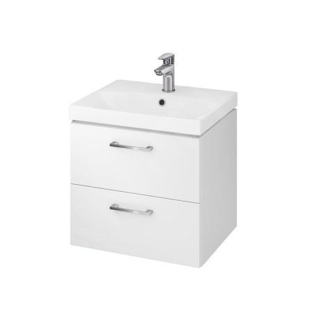 Cersanit Lara - Meuble avec lavabo, 46x49x40 cm, 2 tiroirs, blanc S801-141-DSM