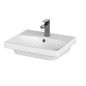 Cersanit Lara - Meuble avec lavabo, 46x49x40 cm, 2 tiroirs, gris S801-215-DSM Cersanit Lara - Meuble avec lavabo, 46x49x40 cm, 2 tiroirs, gris S801-215-DSM