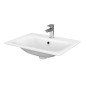 Cersanit Moduo - Meuble avec lavabo, 57x60x45 cm, 2 tiroirs, gris S801-313-DSM Cersanit Moduo - Meuble avec lavabo, 57x60x45 cm, 2 tiroirs, gris S801-313-DSM
