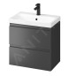 Cersanit Moduo - Meuble avec lavabo, 57x60x38 cm, 2 tiroirs, anthracite S801-469-DSM Cersanit Moduo - Meuble avec lavabo, 57x60x38 cm, 2 tiroirs, anthracite S801-469-DSM