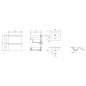 Cersanit Moduo - Meuble avec lavabo, 57x49x40 cm, 2 tiroirs, anthracite S801-471-DSM Cersanit Moduo - Meuble avec lavabo, 57x49x40 cm, 2 tiroirs, anthracite S801-471-DSM