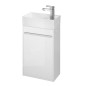 Cersanit Crea - Meuble-lavabo, 59x39x22 cm, 1 porte, charnières G/D, blanc S924-001 Cersanit Crea - Meuble-lavabo, 59x39x22 cm, 1 porte, charnières G/D, blanc S924-001