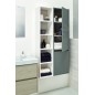 Cersanit Crea - Armoire haute, 140x30x25 cm, blanc S924-023
