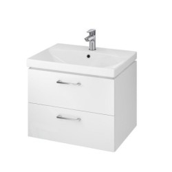 Cersanit Lara - Meuble-lavabo, 45x59x45 cm, 2 tiroirs, blanc S926-002-DSM