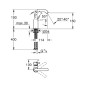 Grohe Essence - Mitigeur de lavabo, chrome 23463001 Grohe Essence - Mitigeur de lavabo, chrome 23463001