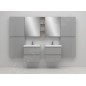 Cersanit Moduo - Meuble-lavabo, 57x60x45cm, 2 tiroirs, gris S929-009 Cersanit Moduo - Meuble-lavabo, 57x60x45cm, 2 tiroirs, gris S929-009