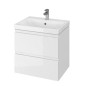 Cersanit Moduo - Meuble-lavabo, 57x60x45cm, 2 tiroirs, blanc S929-010 Cersanit Moduo - Meuble-lavabo, 57x60x45cm, 2 tiroirs, blanc S929-010