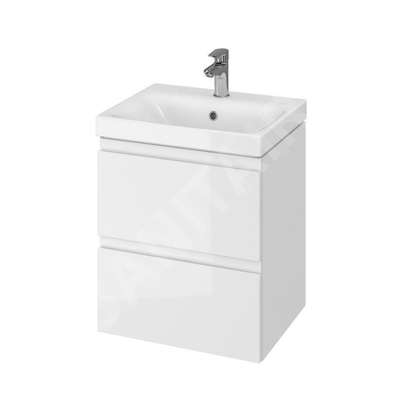 Cersanit Moduo - Meuble-lavabo, 57x49x40cm, 2 tiroirs, blanc S929-012 Cersanit Moduo - Meuble-lavabo, 57x49x40cm, 2 tiroirs, blanc S929-012