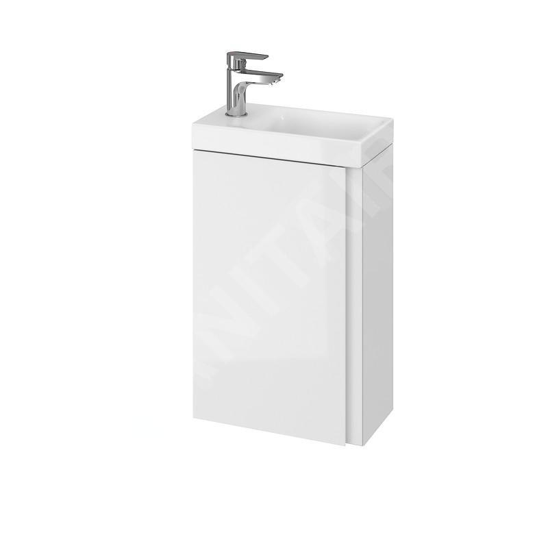 Cersanit Moduo - Meuble-lavabo, 59x39x22 cm, 1 porte, charnières G/D, blanc S929-014 Cersanit Moduo - Meuble-lavabo, 59x39x22 cm, 1 porte, charnières G/D, blanc S929-014