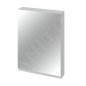 Cersanit Moduo - Armoire à miroir, 80x60x14 cm, 1 porte, charnières G/D, gris S929-017 Cersanit Moduo - Armoire à miroir, 80x60x14 cm, 1 porte, charnières G/D, gris S929-017