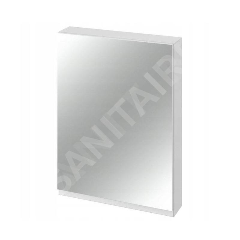 Cersanit Moduo - Armoire à miroir, 80x60x14 cm, 1 porte, charnières G/D, blanc S929-018 Cersanit Moduo - Armoire à miroir, 80x60x14 cm, 1 porte, charnières G/D, blanc S929-018