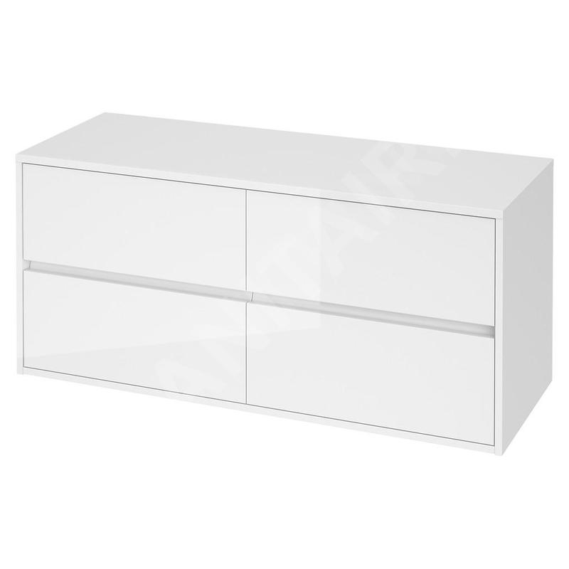 Cersanit Crea - Meuble-lavabo, 53x120x45 cm, 4 tiroirs, blanc S931-002 Cersanit Crea - Meuble-lavabo, 53x120x45 cm, 4 tiroirs, blanc S931-002