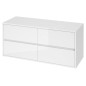 Cersanit Crea - Meuble-lavabo, 53x120x45 cm, 4 tiroirs, blanc S931-002 Cersanit Crea - Meuble-lavabo, 53x120x45 cm, 4 tiroirs, blanc S931-002