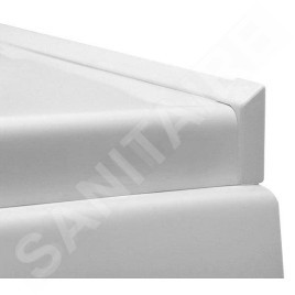 Polysan Accessoires - Joint contour de baignoire, 1950 mm, 2x, blanc 91020