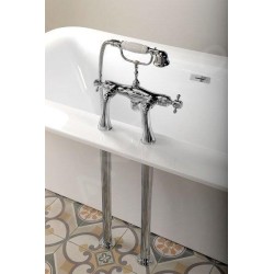 Sapho Antea - Raccordement pour installation de mitigeur sur bord de baignoire, 2 pièces, chrome 9851