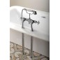 Sapho Antea - Raccordement pour installation de mitigeur sur bord de baignoire, 2 pièces, chrome 9851
