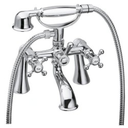 Sapho Antea - Raccordement pour installation de mitigeur sur bord de baignoire, 2 pièces, chrome 9851