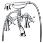 Sapho Antea - Raccordement pour installation de mitigeur sur bord de baignoire, 2 pièces, chrome 9851