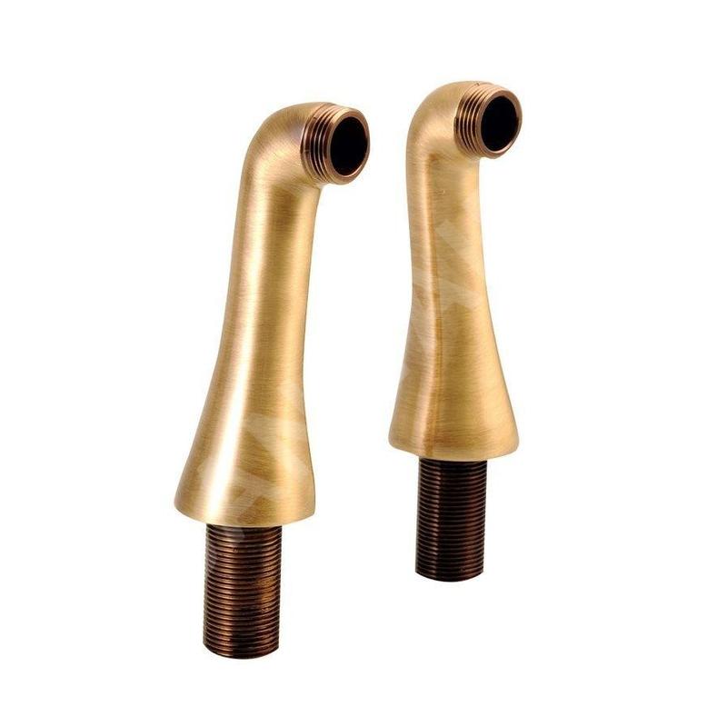 Sapho Antea - Raccordement pour installation de mitigeur sur bord de baignoire, 2 pièces, bronze 9856