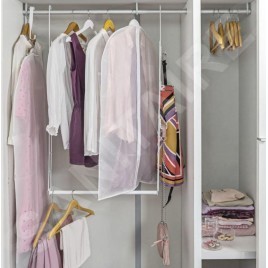 Compactor Organisation de penderie - Housse de robe 60x137 cm, blanche RAN2978