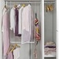 Compactor Organisation de penderie - Housse de robe 60x137 cm, blanche RAN2978