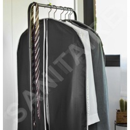 Compactor Organisation de penderie - Housse de robe 60x100 cm, noire RAN6270