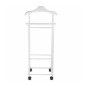 Compactor Organisation de penderie - Porte-vêtements 97x33x29 cm, avec roulettes, blanc RAN7877