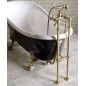 Sapho Antea - Raccordement pour installation de mitigeur sur bord de baignoire, 2 pièces, bronze 9846 Sapho Antea - Raccordement pour installation de mitigeur sur bord de baignoire, 2 pièces, bronze 9846